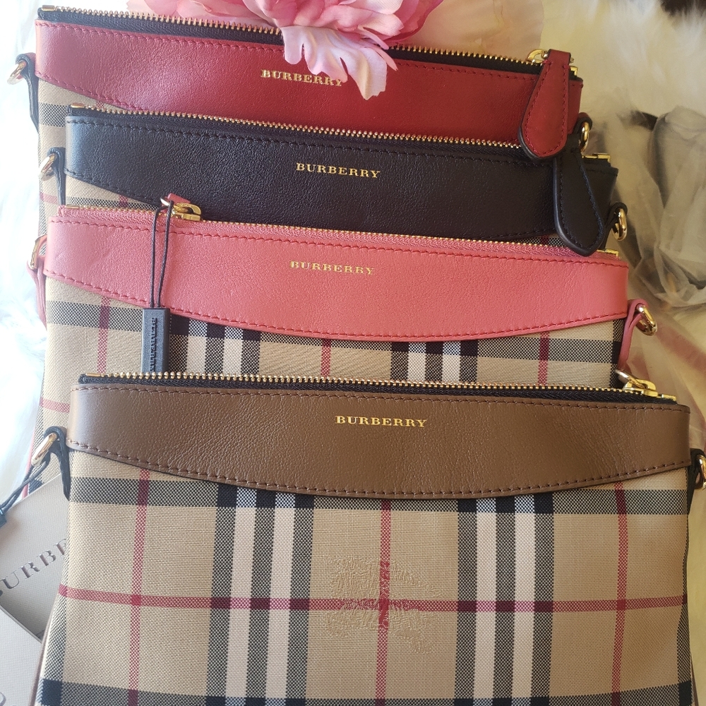 Authentic Burberry crossbody horseferry